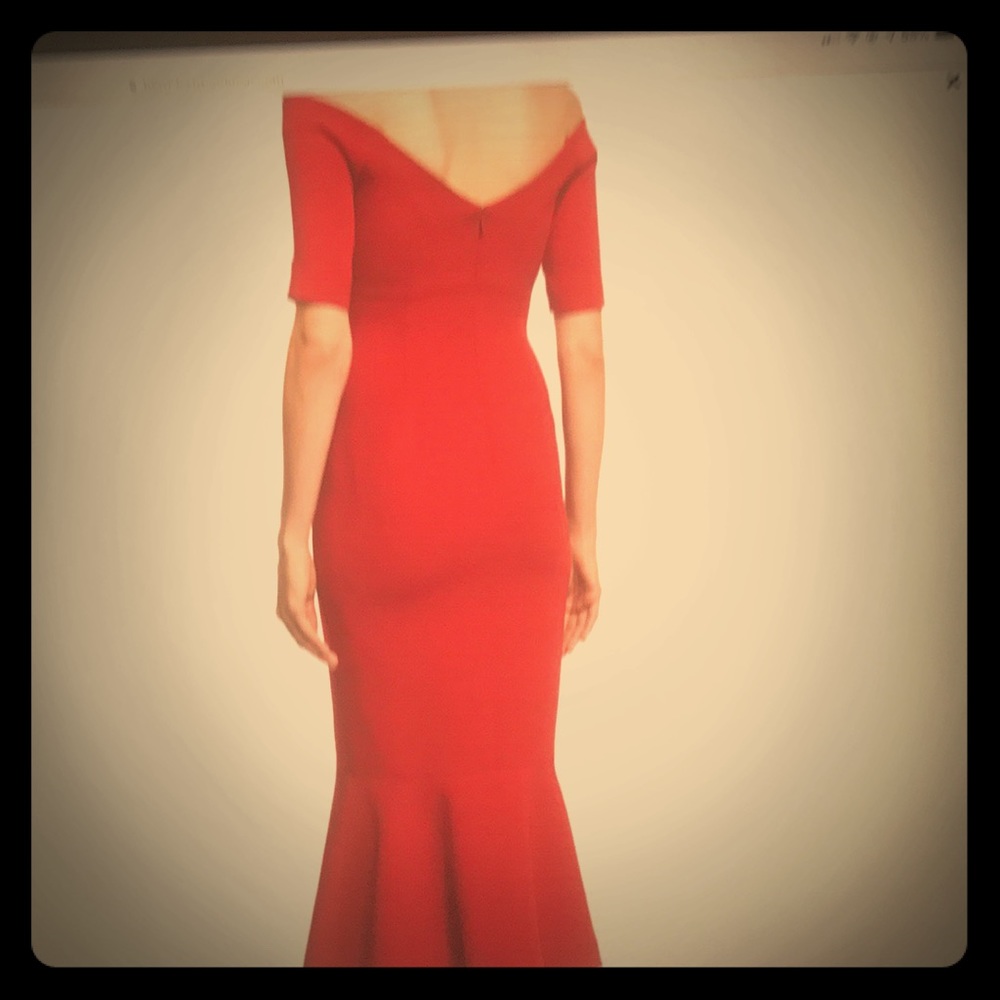 Cinq a 7 beautiful red dress.